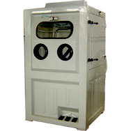 環保箱式噴砂機